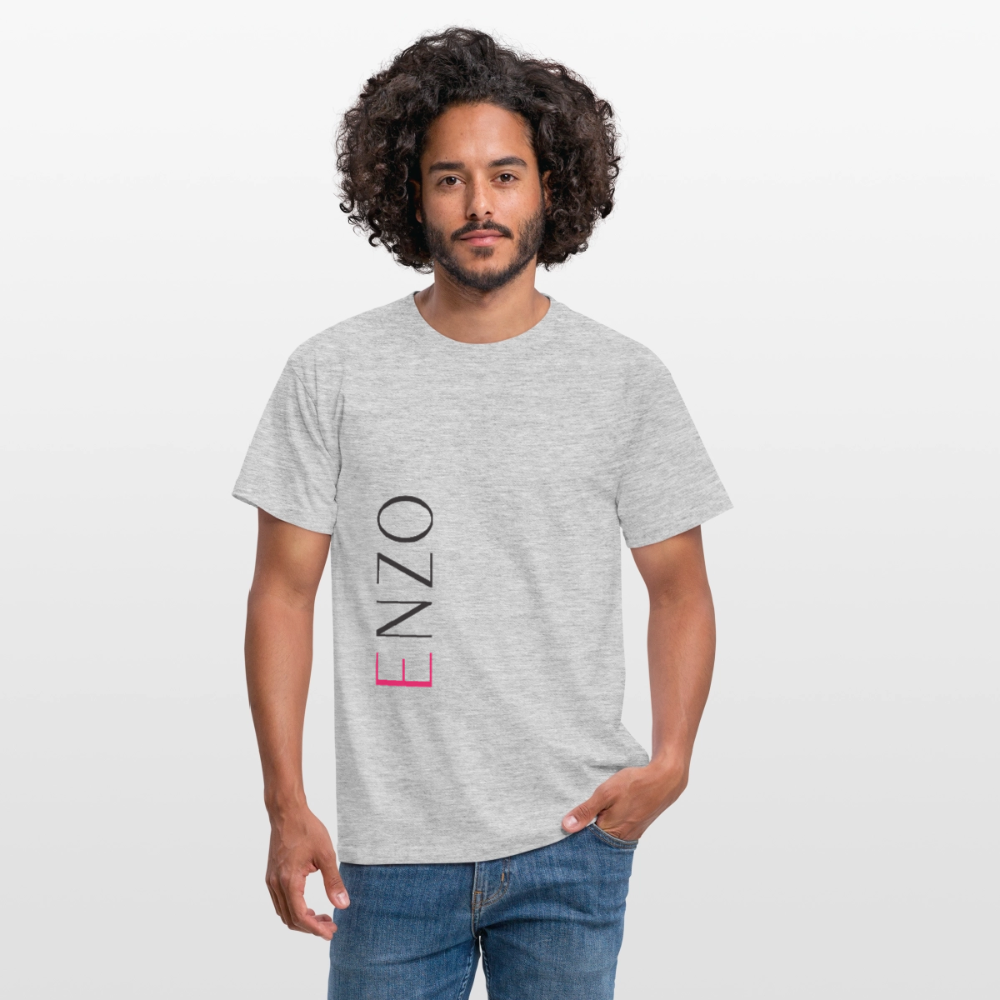 T-Shirt The Enzo Panzarotti Simple - Grau meliert