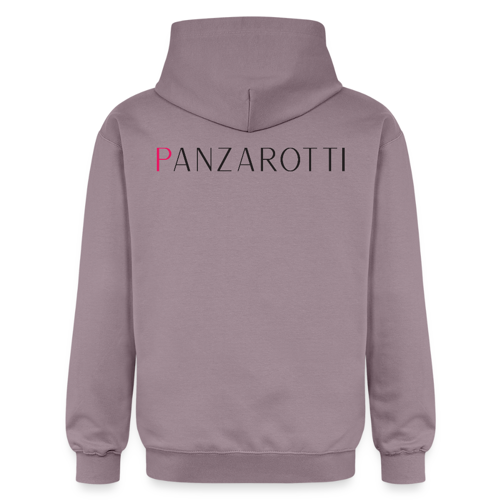 Hoodie mit Logo - Lilagrau 