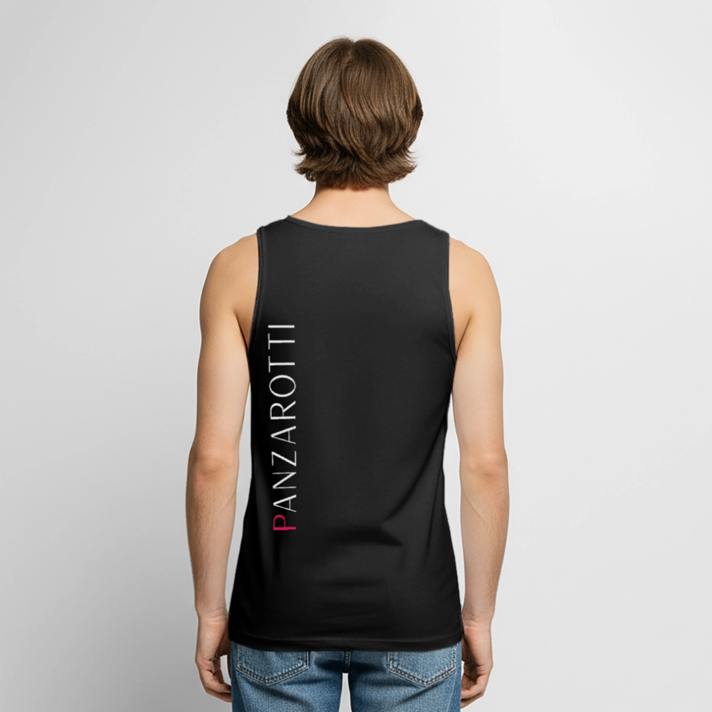 Tank Top Enzo Panzarotti Simple Black - Schwarz