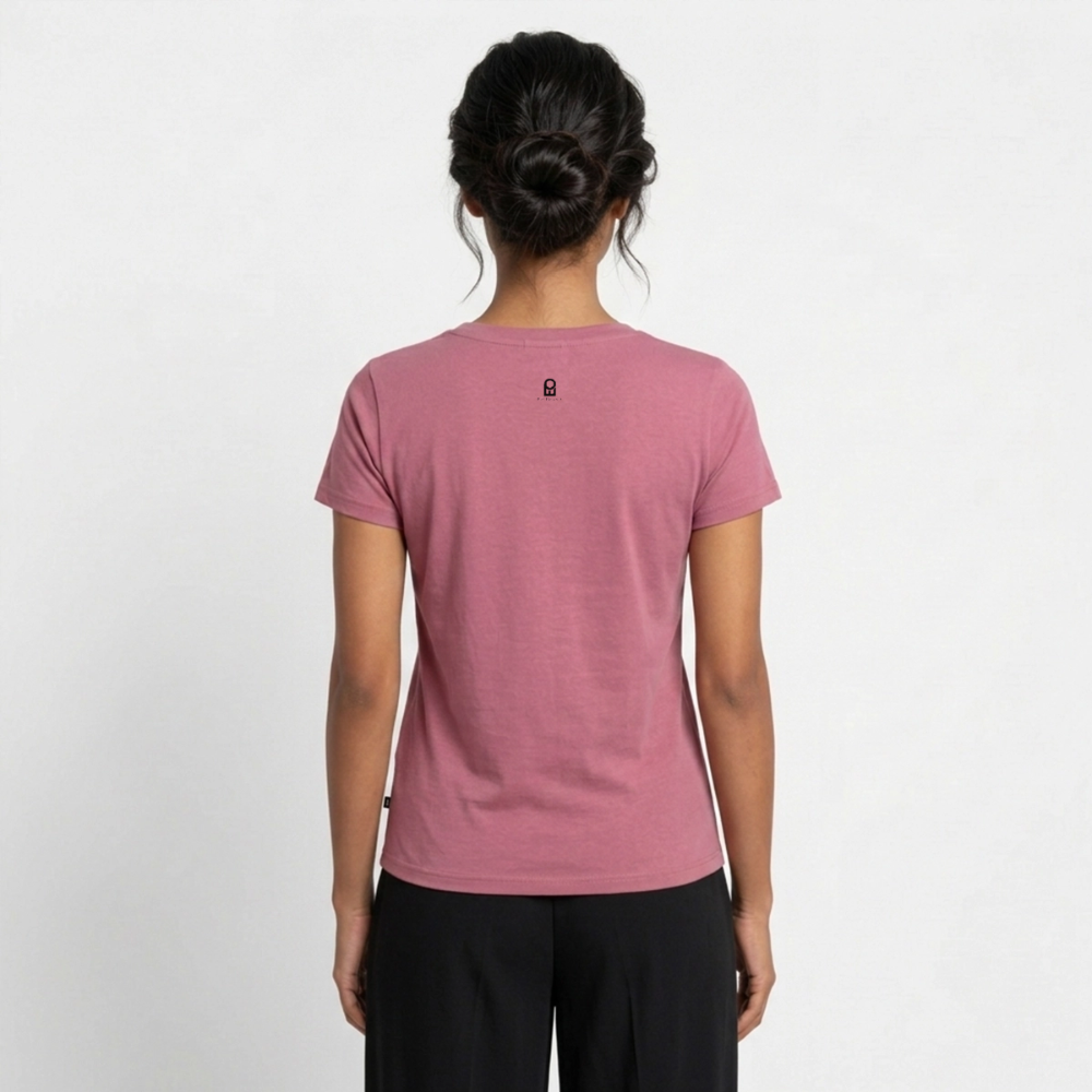 Freiheit über den Wolken - Damen T-Shirt (V) - Mauve