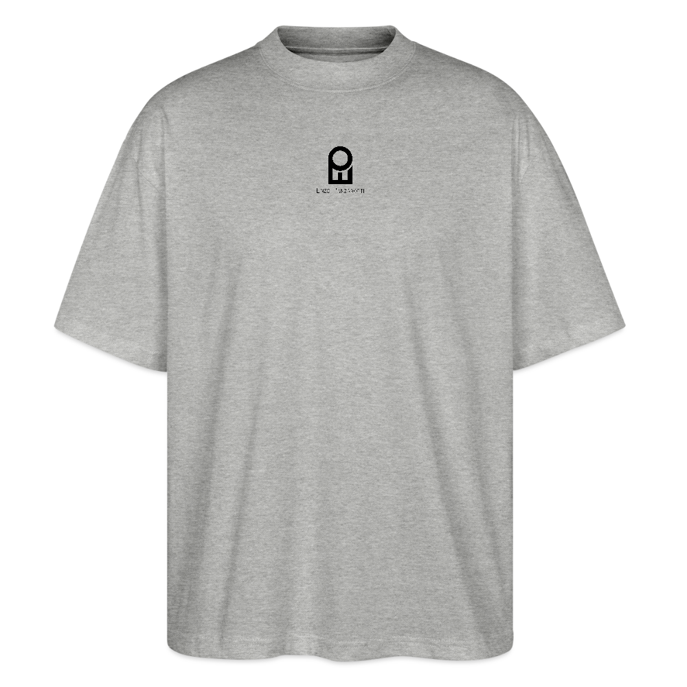 Oversize mit Logo - Grau meliert