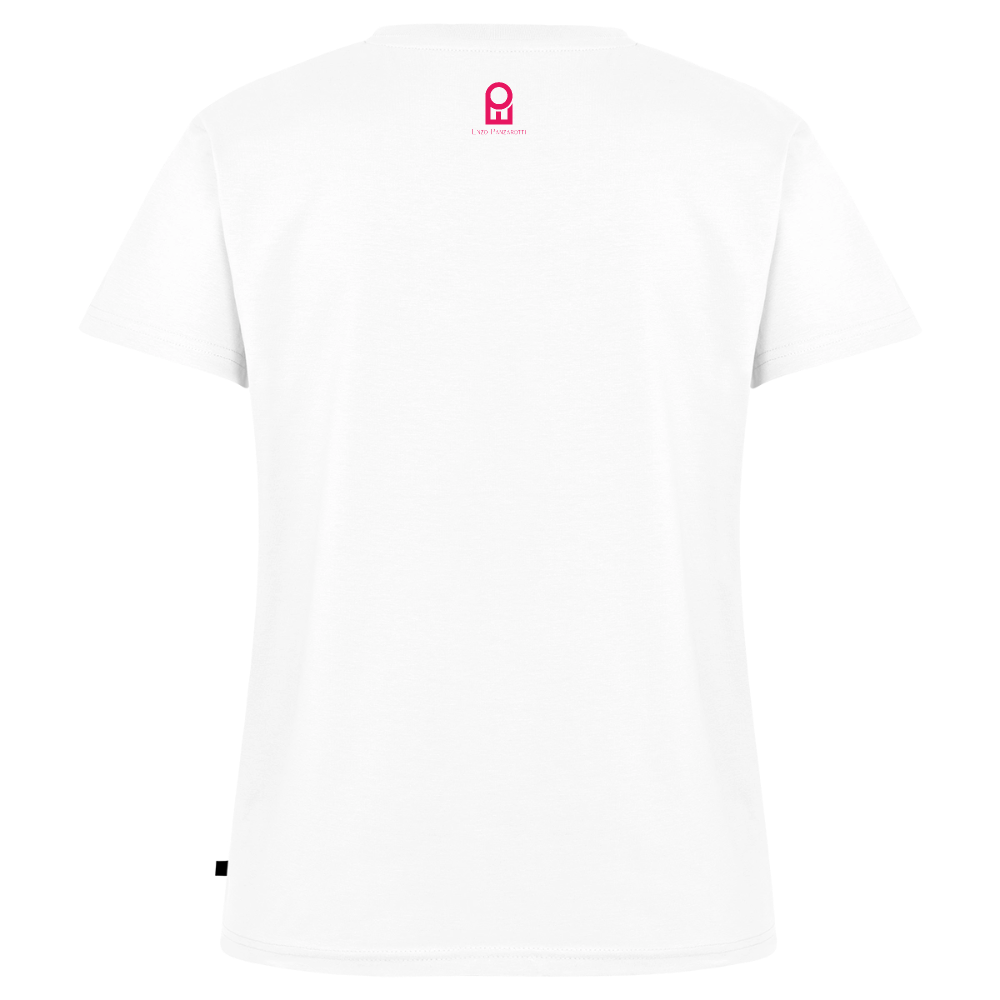 Frauen Bio-T-Shirt Espresso Panzarotti - Weiß
