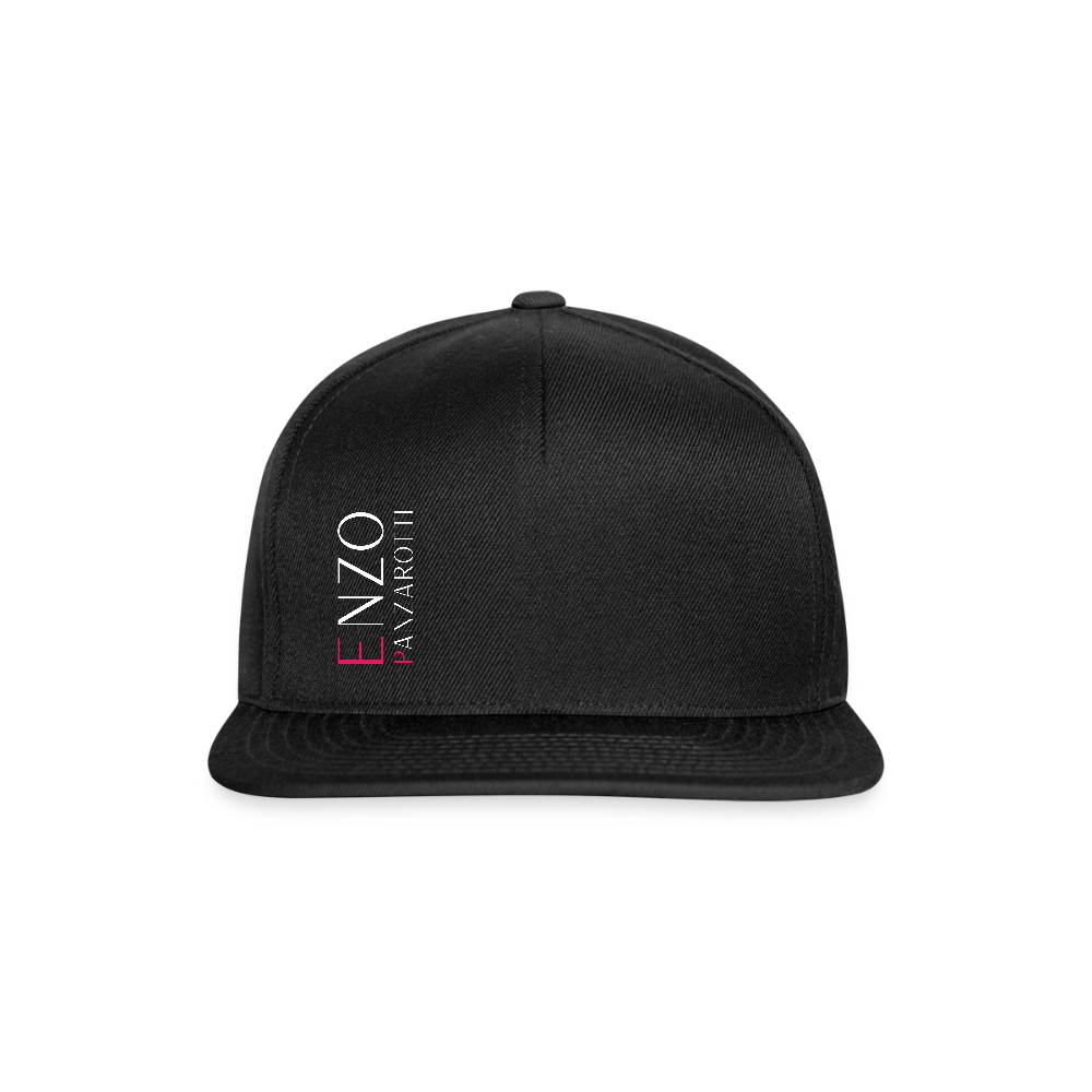 Snapback Cap Enzo Panzarotti Simple - Schwarz/Schwarz