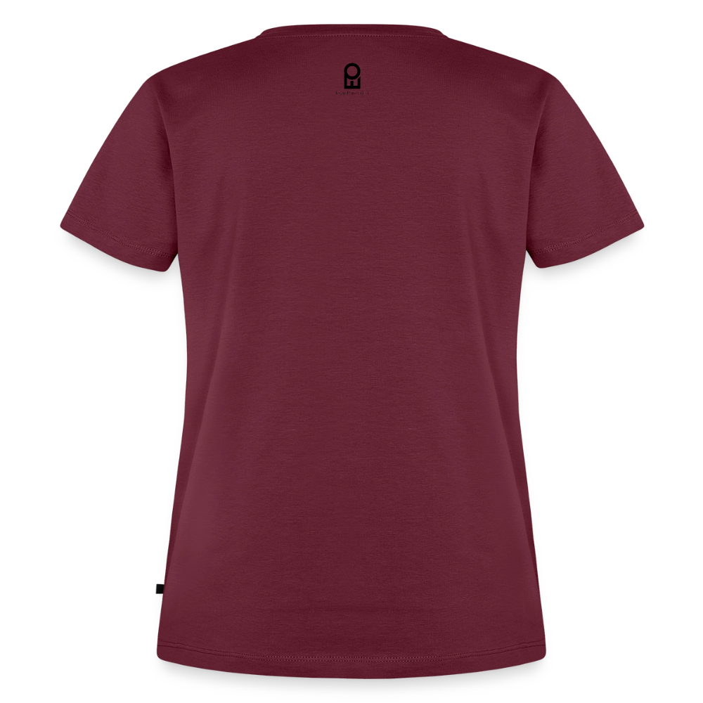 Frauen Premium T-Shirt - Burgunderrot
