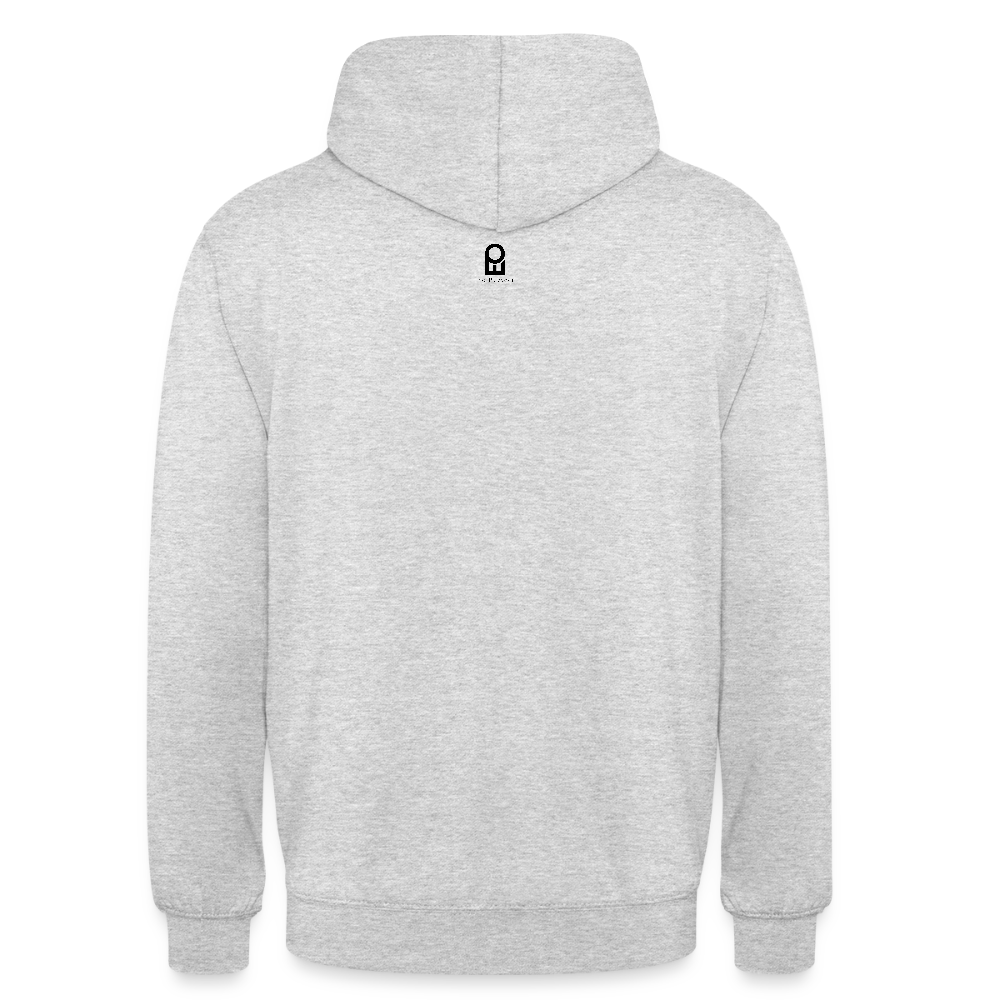 Unisex Hoodie - Hellgrau meliert