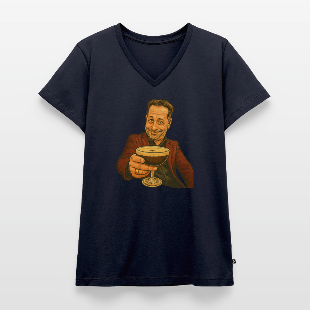 Frauen Bio-T-Shirt Espresso Panzarotti - Navy