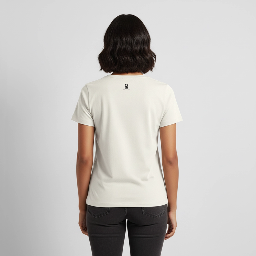 Frauen Premium T-Shirt - Naturweiß