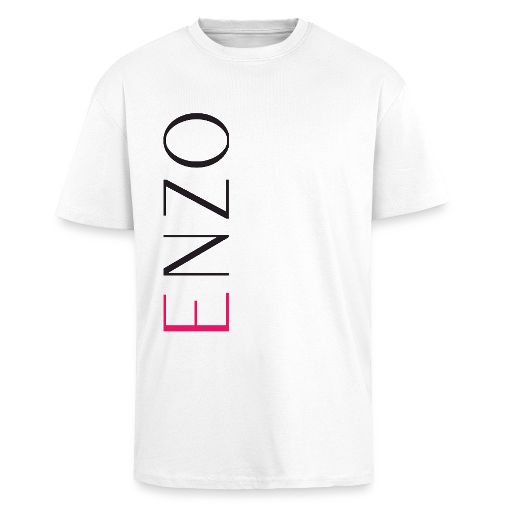 Heavy Oversize T-Shirt T-Shirt The Enzo Panzarotti Simple - Weiß