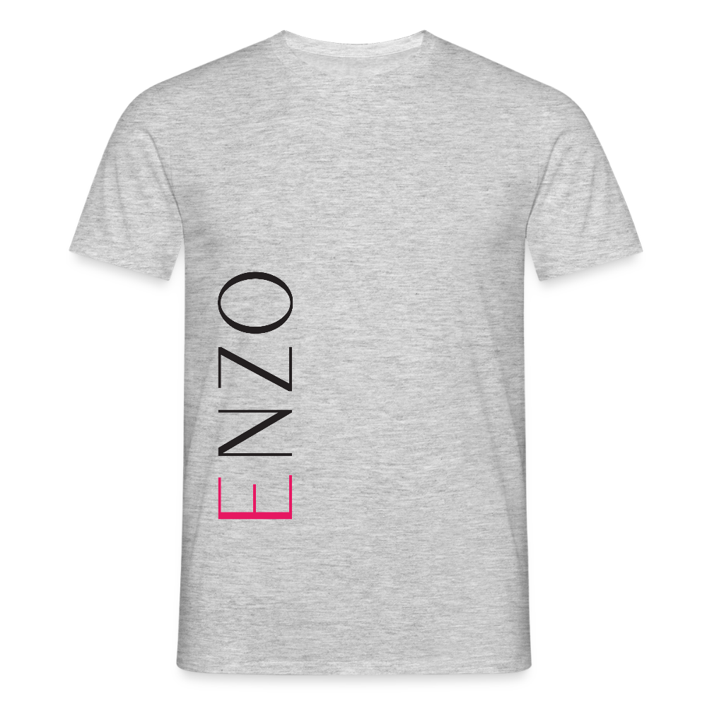 T-Shirt The Enzo Panzarotti Simple - Grau meliert