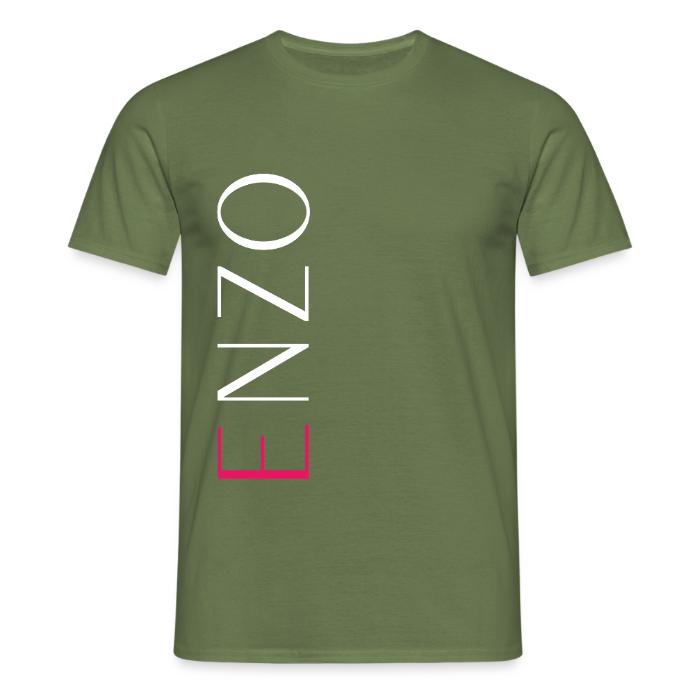 T-Shirt The Enzo Panzarotti Simple Black - Militärgrün