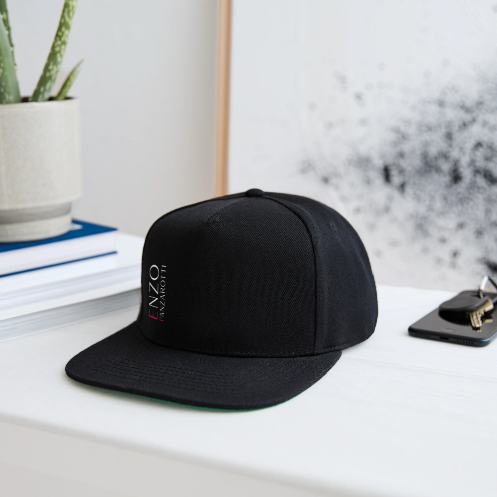 Snapback Cap Enzo Panzarotti Simple - Schwarz/Schwarz