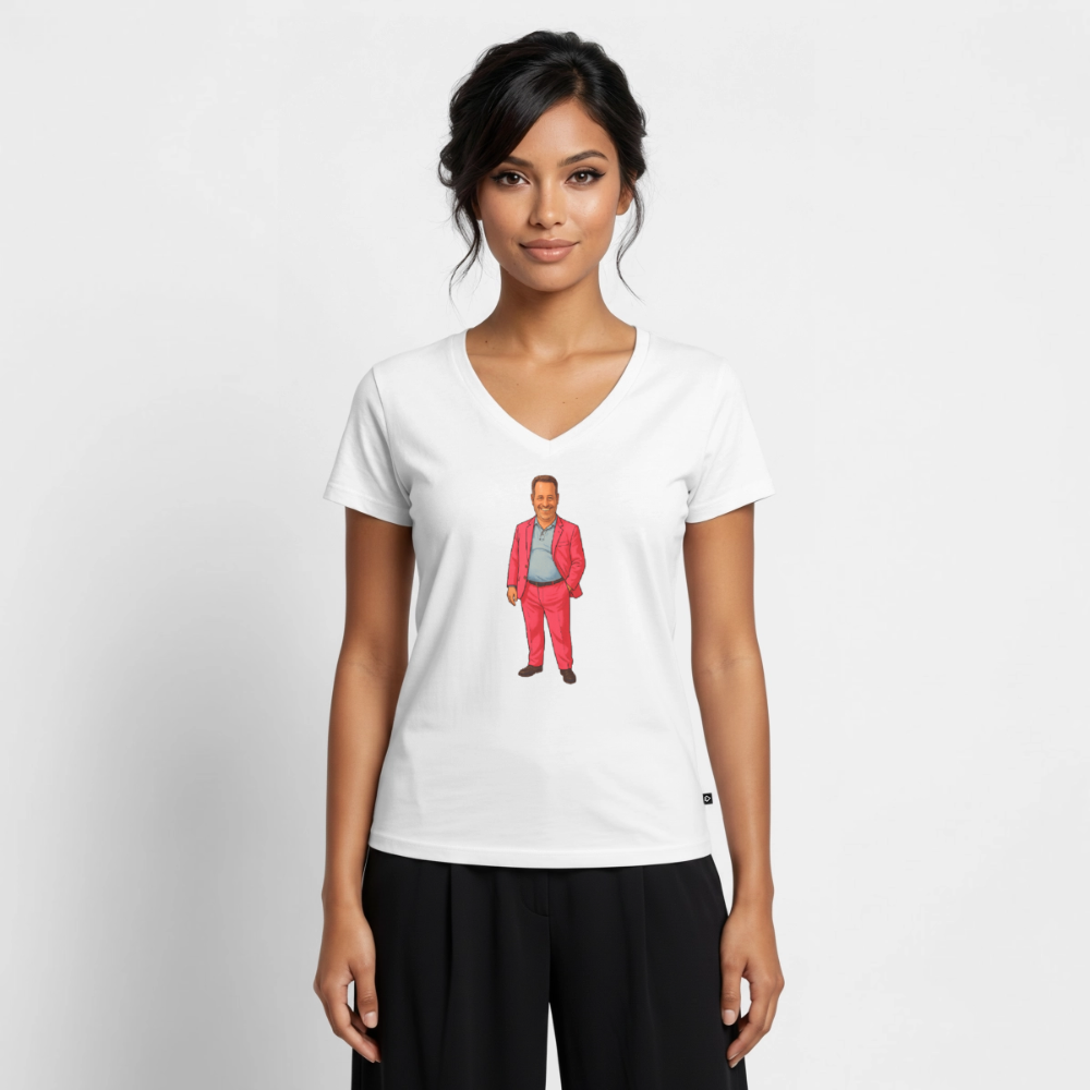 Frauen Bio-T-Shirt Enzo Panzarotti - Weiß