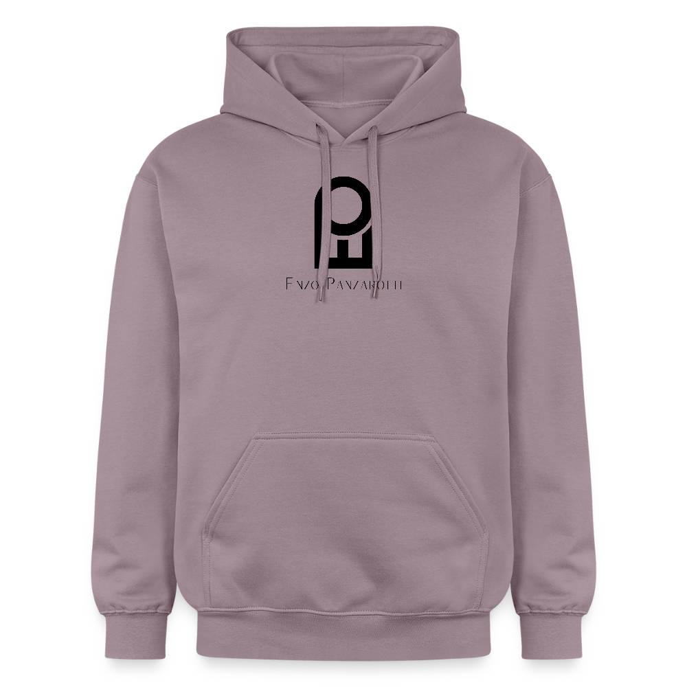Hoodie mit Logo - Lilagrau 