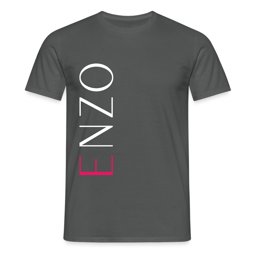 T-Shirt The Enzo Panzarotti Simple Black - Anthrazit