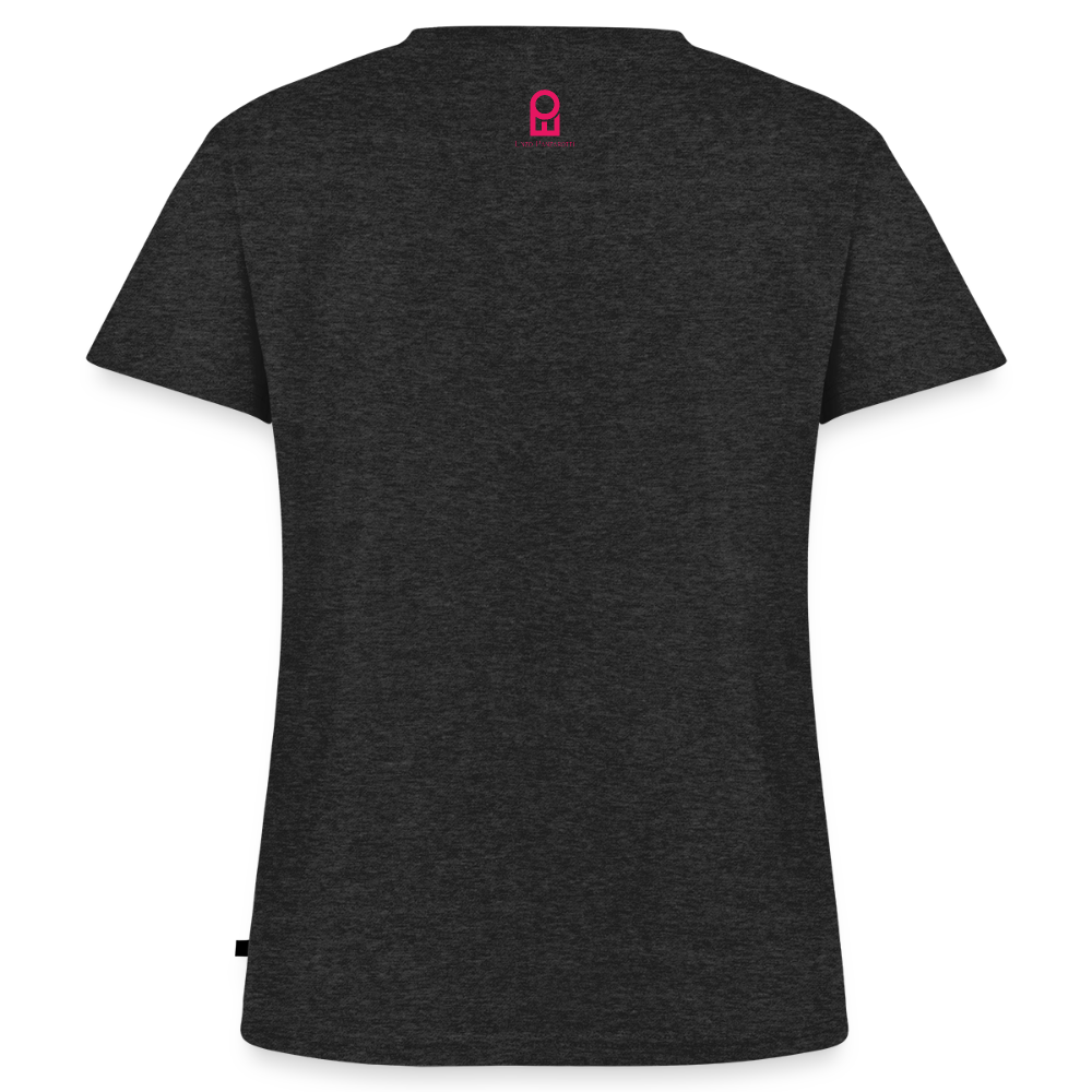 Frauen Bio-T-Shirt Enzo Panzarotti - Anthrazit meliert