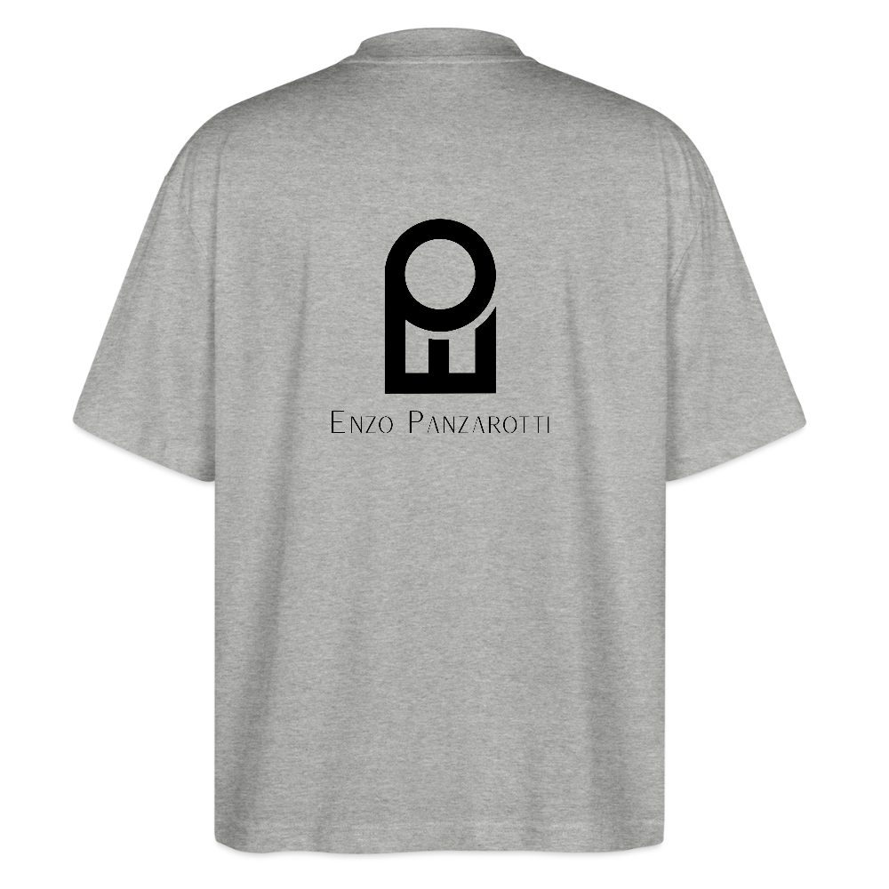 Oversize mit Logo - Grau meliert