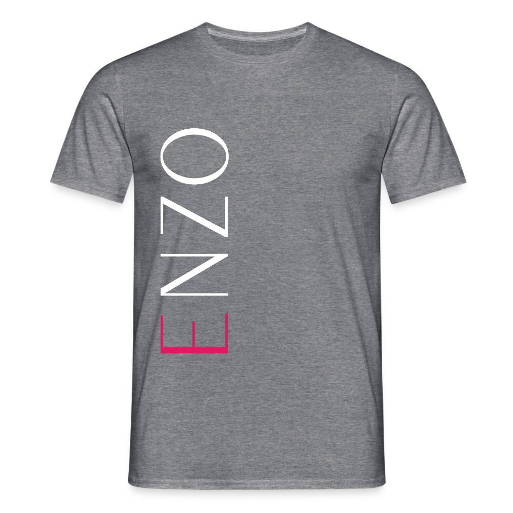 T-Shirt The Enzo Panzarotti Simple Black - Graphit meliert