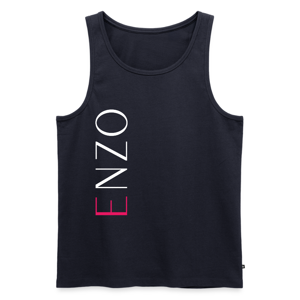 Tank Top Enzo Panzarotti Simple Black - Navy