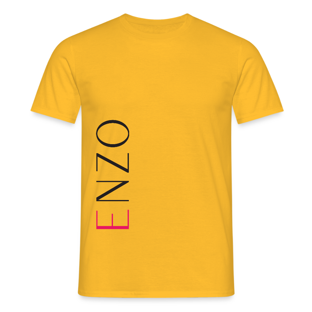 T-Shirt The Enzo Panzarotti Simple - Gelb