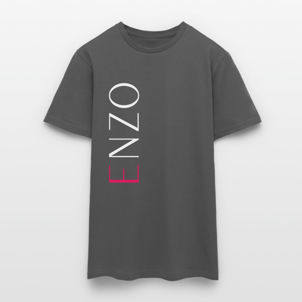 T-Shirt The Enzo Panzarotti Simple Black - Anthrazit