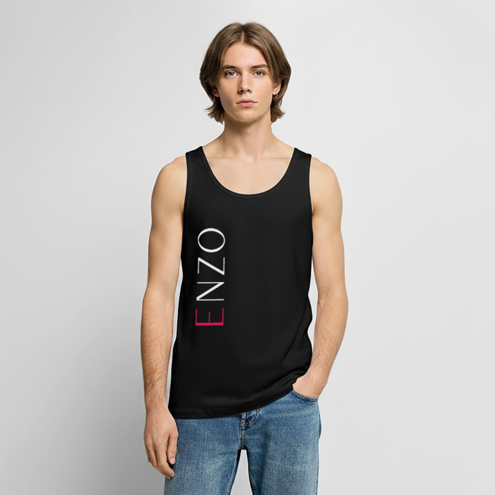 Tank Top Enzo Panzarotti Simple Black - Schwarz