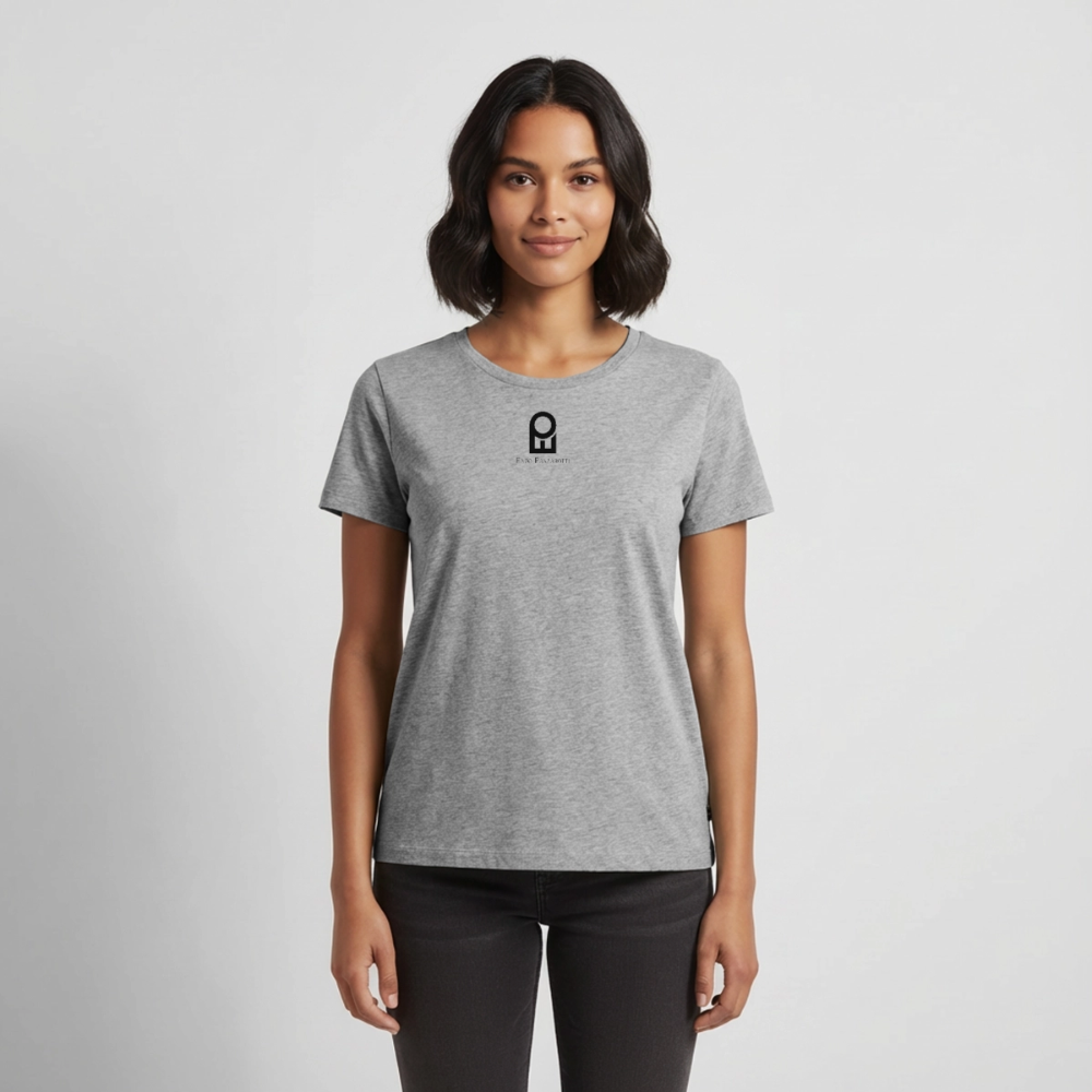 Frauen Premium T-Shirt - Grau meliert
