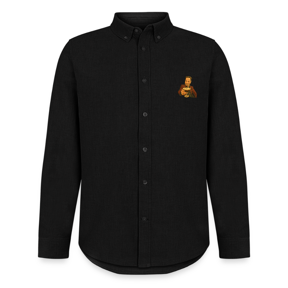 Oxford Shirt Enzo Enjoy - Schwarz