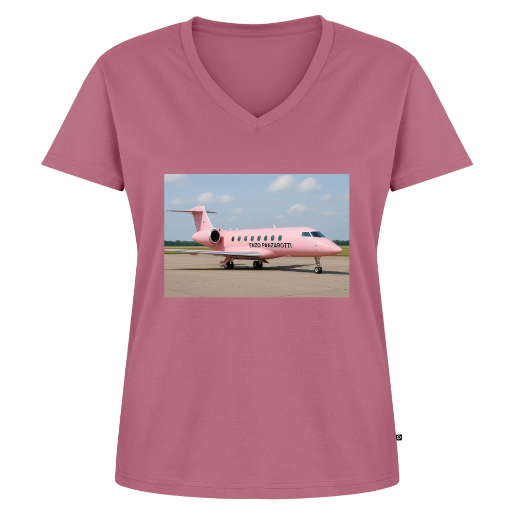 Freiheit über den Wolken - Damen T-Shirt (V) - Mauve