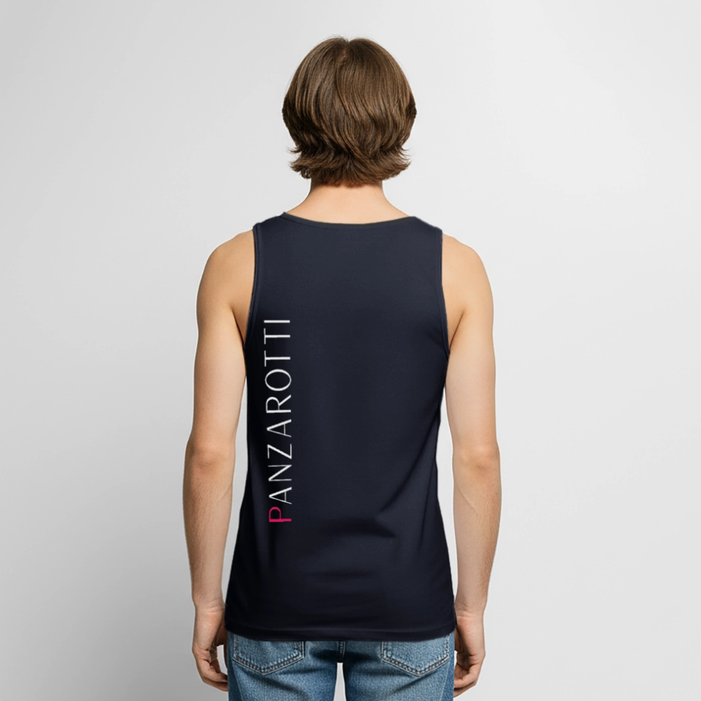 Tank Top Enzo Panzarotti Simple Black - Navy