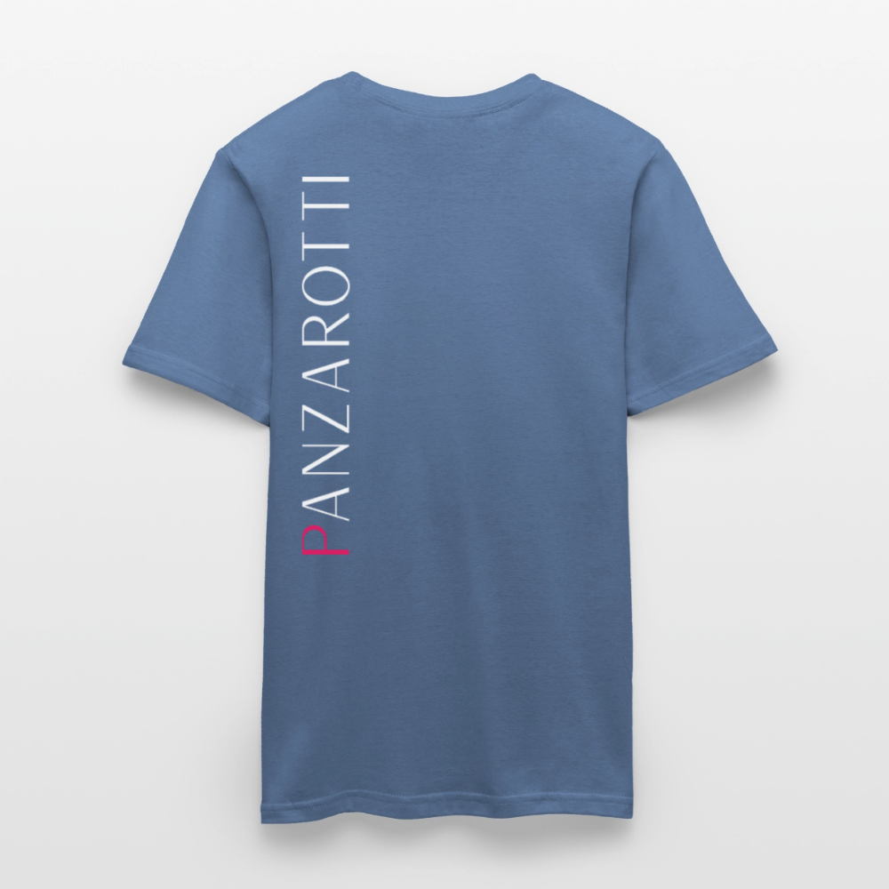 T-Shirt The Enzo Panzarotti Simple Black - Taubenblau 