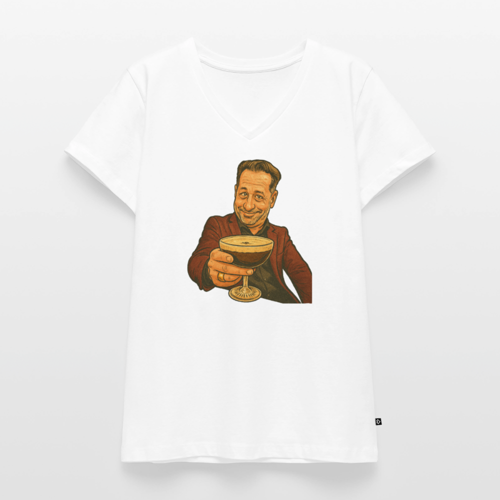 Frauen Bio-T-Shirt Espresso Panzarotti - Weiß