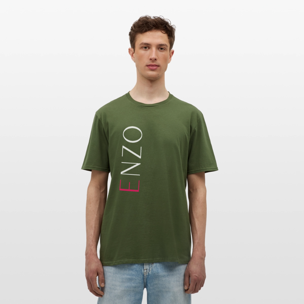 T-Shirt The Enzo Panzarotti Simple Black - Militärgrün